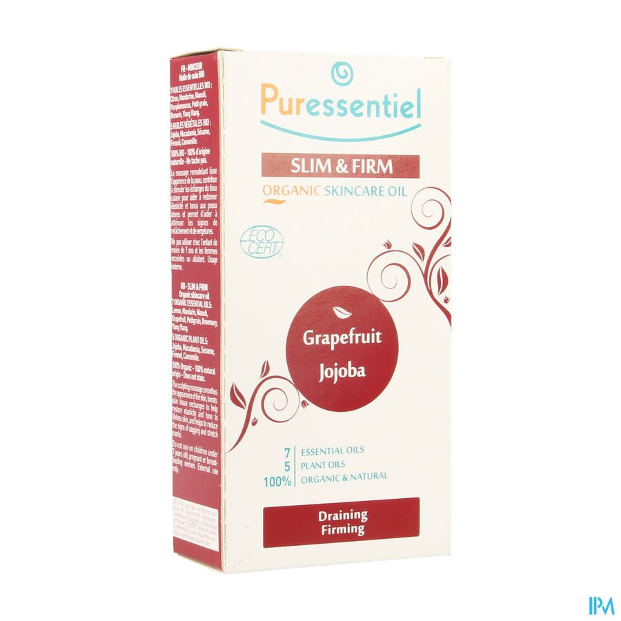 Puressentiel Mass.olie Pompelmoes-jojoba Bio 100ml Puressentiel Mass.olie Pompelmoes-jojoba Bio 100ml