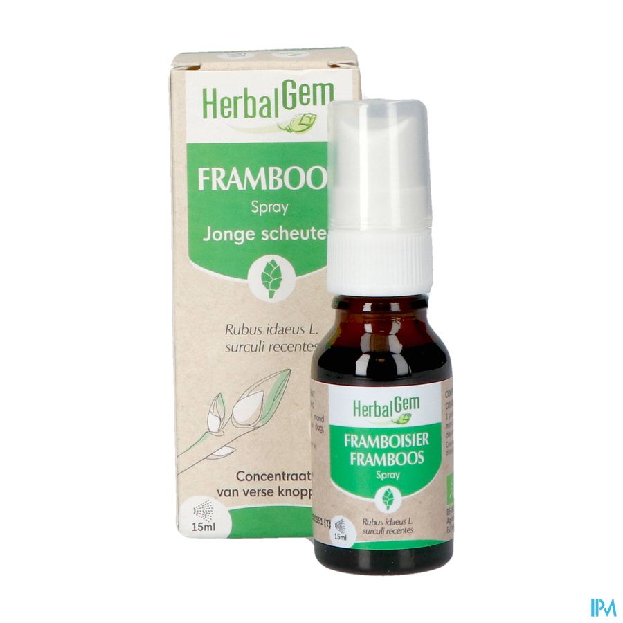 Herbalgem Frambozenstruik Bio Spray 15ml 5