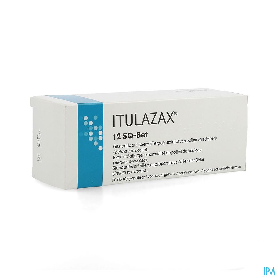 Itulazax Lyophilisaat Sublinguaal Tabl 90 Itulazax Lyophilisaat Sublinguaal Tabl 90