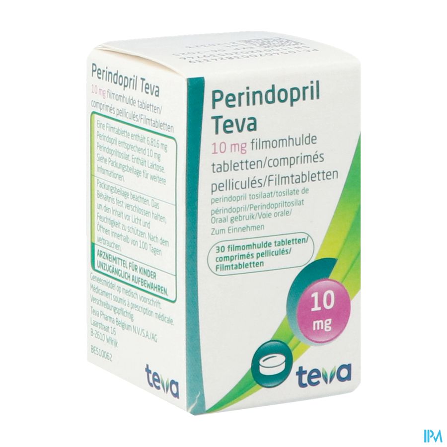 Perindopril Teva 10,0mg Filmomh Tabl 30 X 10,0mg Perindopril Teva 10,0mg Filmomh Tabl 30 X 10,0mg