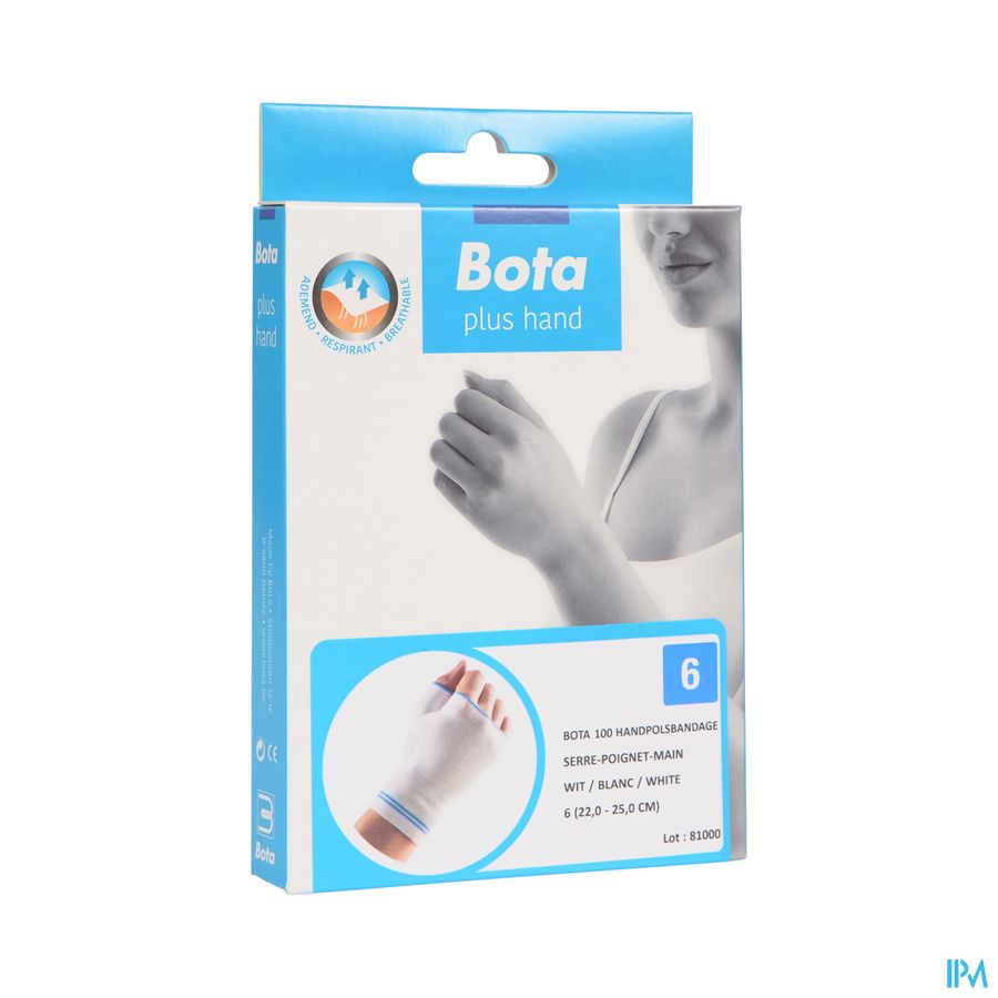 Bota Serre-poignet-main+pouce 100 White N6 Bota Serre-poignet-main+pouce 100 White N6