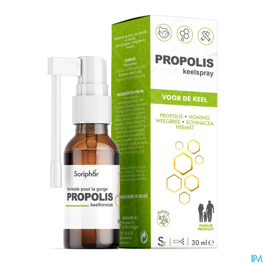 Soria Propolis Keelspray 30ml Soria Propolis Keelspray 30ml