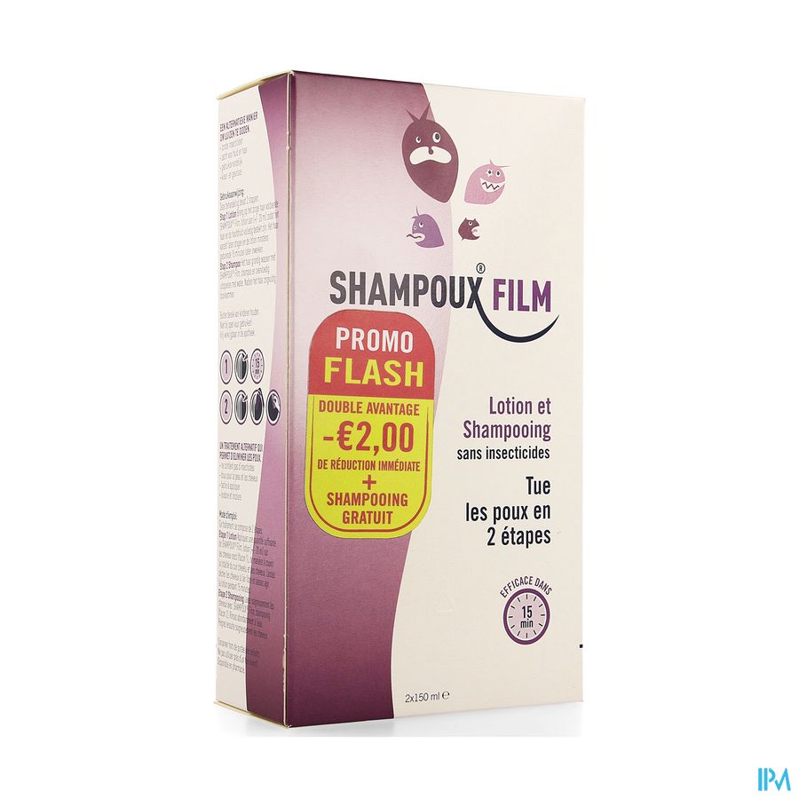 Shampoux Film (Lotion + Shampoo) PROMO -€2 2 x 150 ml