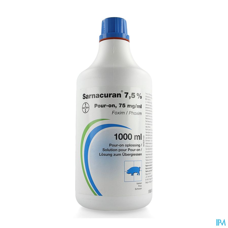 Sarnacuran 7,5% Pour-on Opl 1000ml Sarnacuran 7,5% Pour-on Opl 1000ml