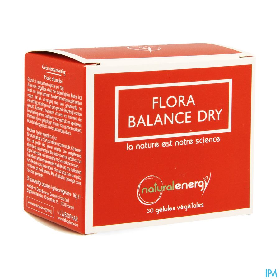 Natural Energy Flora Balance Dry V-caps 30 Natural Energy Flora Balance Dry V-caps 30