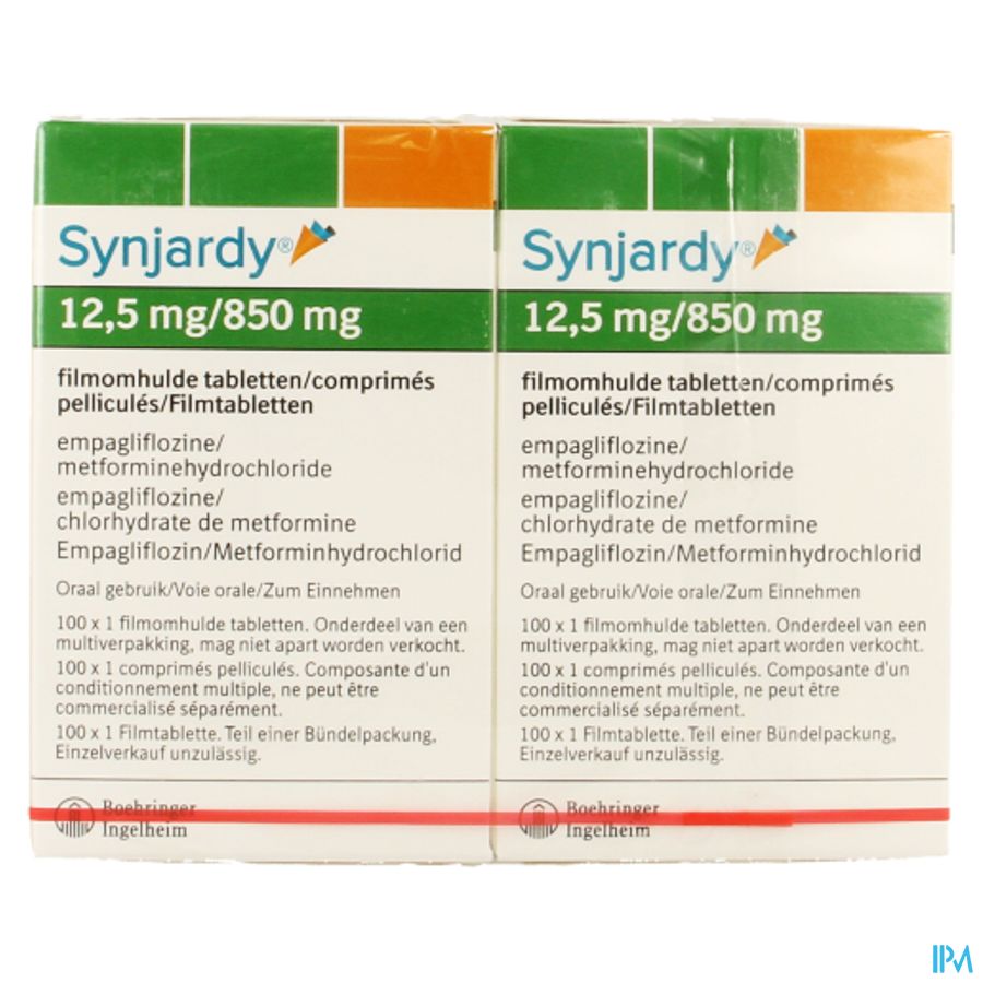 Synjardy 12,5mg/ 850mg Filmomh Tabl 200 X 1 Ud 1