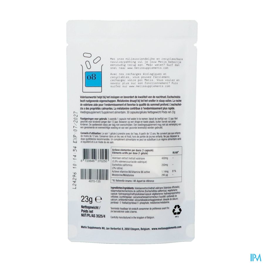 Metis Sleep 08 Eco Refill Caps 30 1