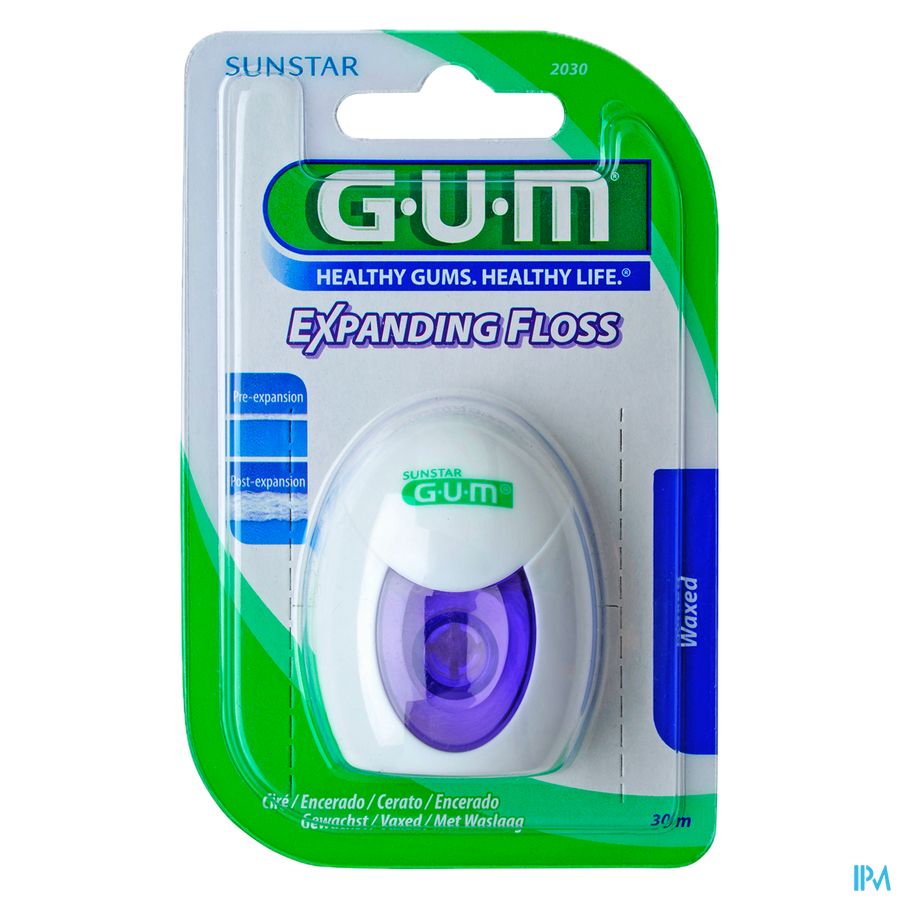 Gum Dentalfloss Expanding Floss 30m 2030 1