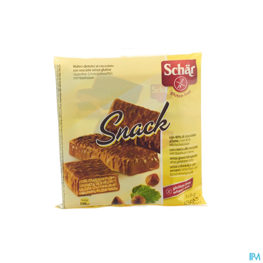 Schar Koekjes Snack 3x35g 6586 Revogan