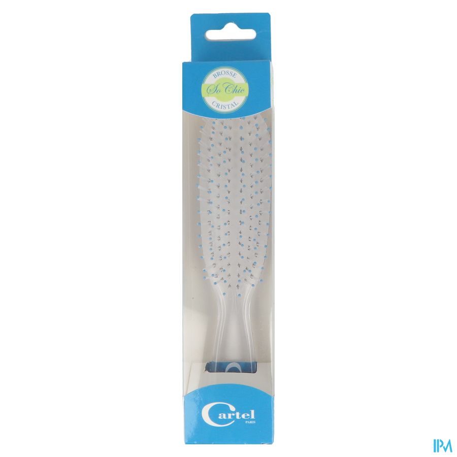 Cristal Borstel "so Chic" Blauw Klein Model 3