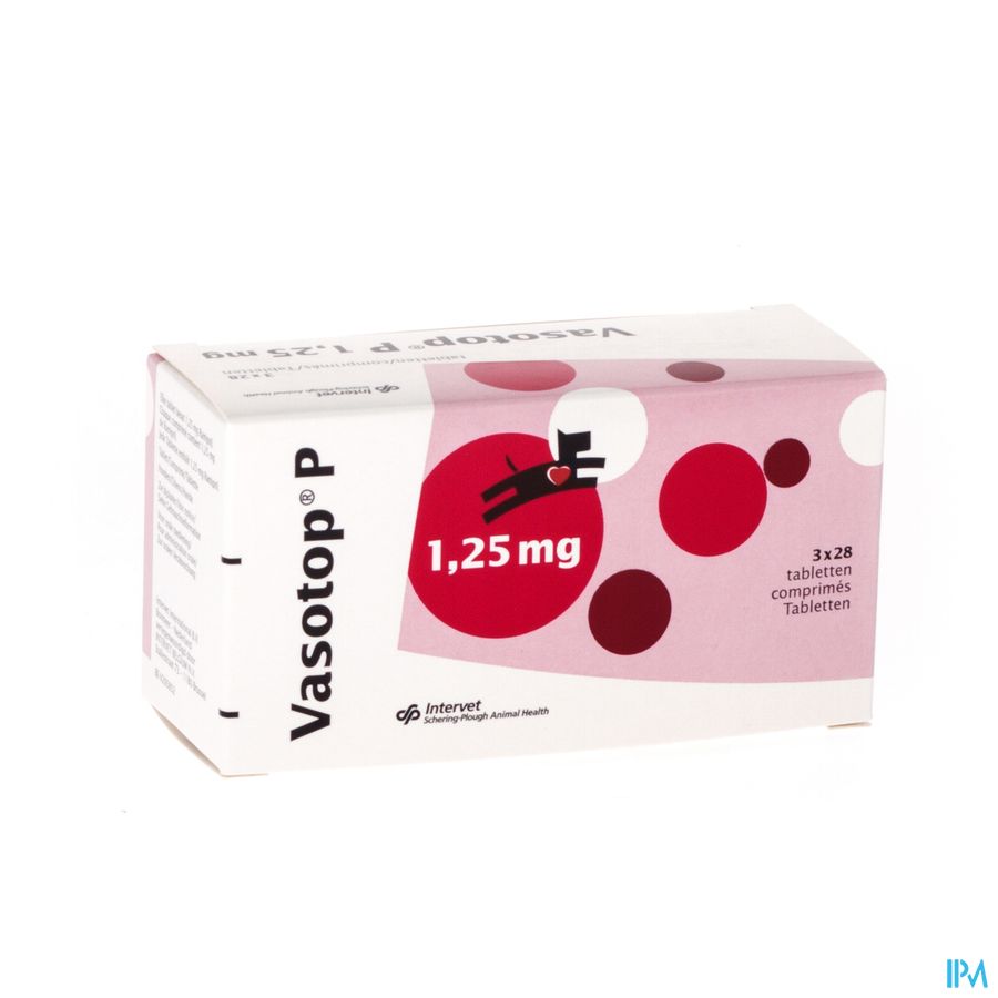 Vasotop P 1,25mg Tabl 3 X 28 Vasotop P 1,25mg Tabl 3 X 28