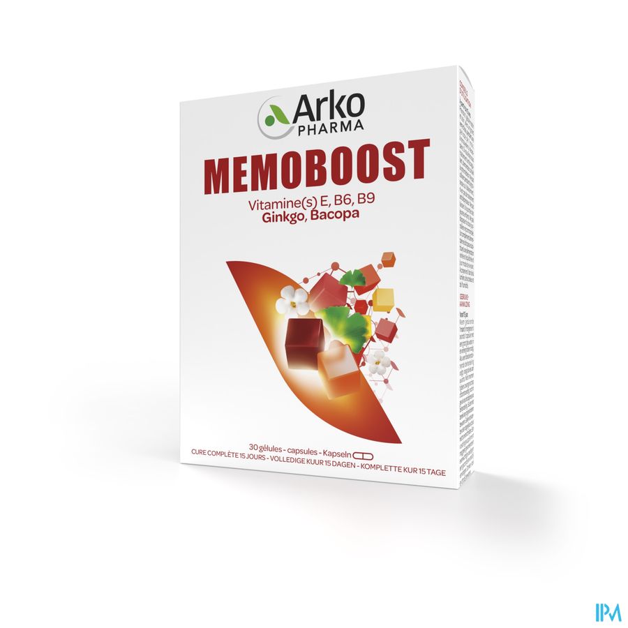 Memoboost Gingko Bacopa Caps 30 3