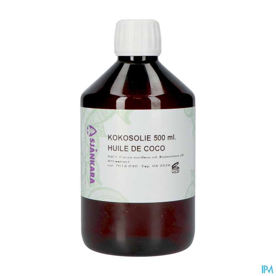 Sjankara Kokos Plant. Olie Gefractioneerd 500ml Sjankara Kokos Plant. Olie Gefractioneerd 500ml