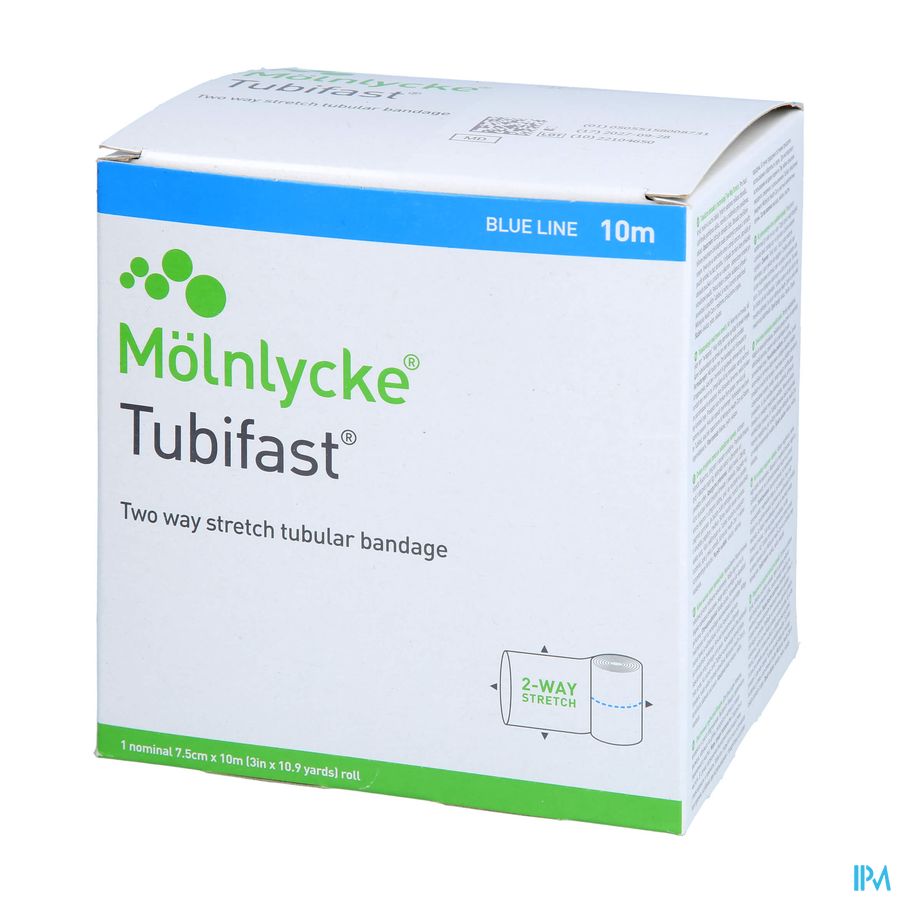 Tubifast Blauw 7,50cmx10m 1 2438 1