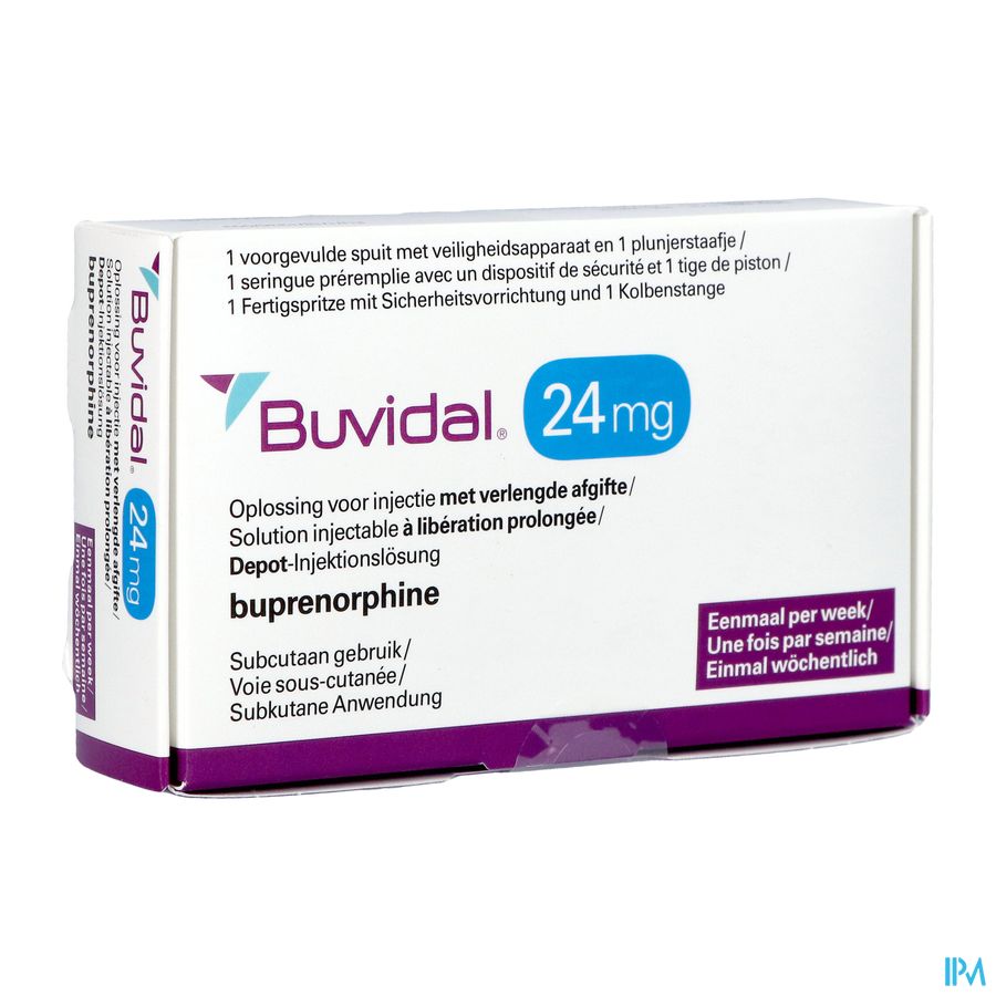 Buvidal 24mg Opl Inj Verl.afg. Voorg.sp 1x0,48ml Buvidal 24mg Opl Inj Verl.afg. Voorg.sp 1x0,48ml