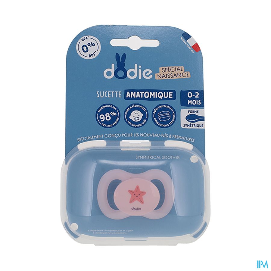 Dodie Fopspeen Anatomisch Pasgeboren 0-2m Stella