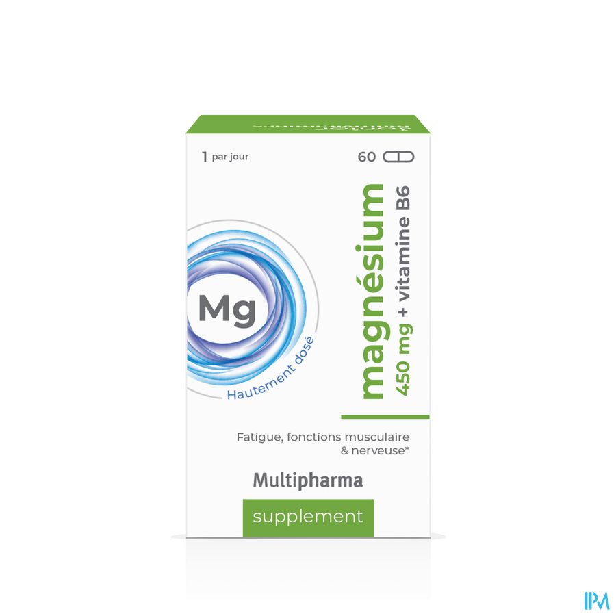 Mph Magnesium 450mg + Vit B6 6mg Caps 60 Mph Magnesium 450mg + Vit B6 6mg Caps 60