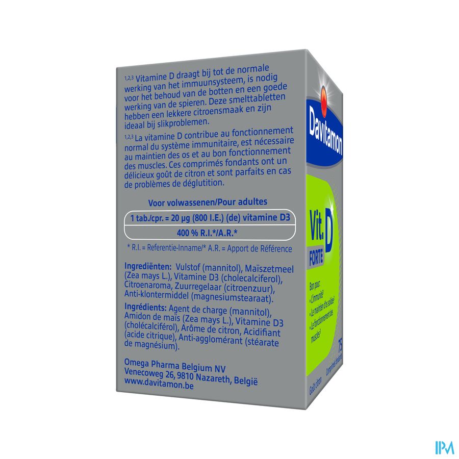 Davitamon Vitamine D Forte Comp 75 2