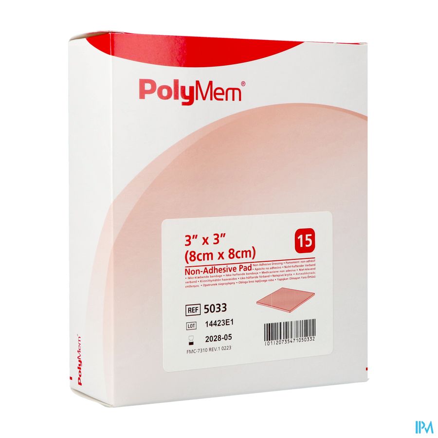 Polymem Quadrafoam Niet-klevend 7,6cmx 7,6cm 15 Polymem Quadrafoam Niet-klevend 7,6cmx 7,6cm 15