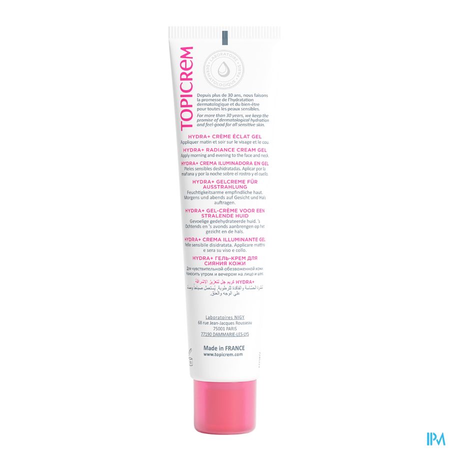 Topicrem Hydra+ Stralende Hydraterende Gel 40ml 1