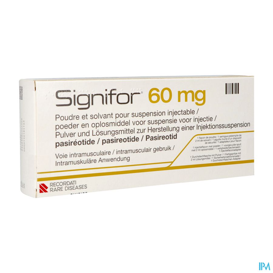 Signifor 60mg Pdr+solv Vr Susp Inj 1fl+voorg.spuit Signifor 60mg Pdr+solv Vr Susp Inj 1fl+voorg.spuit
