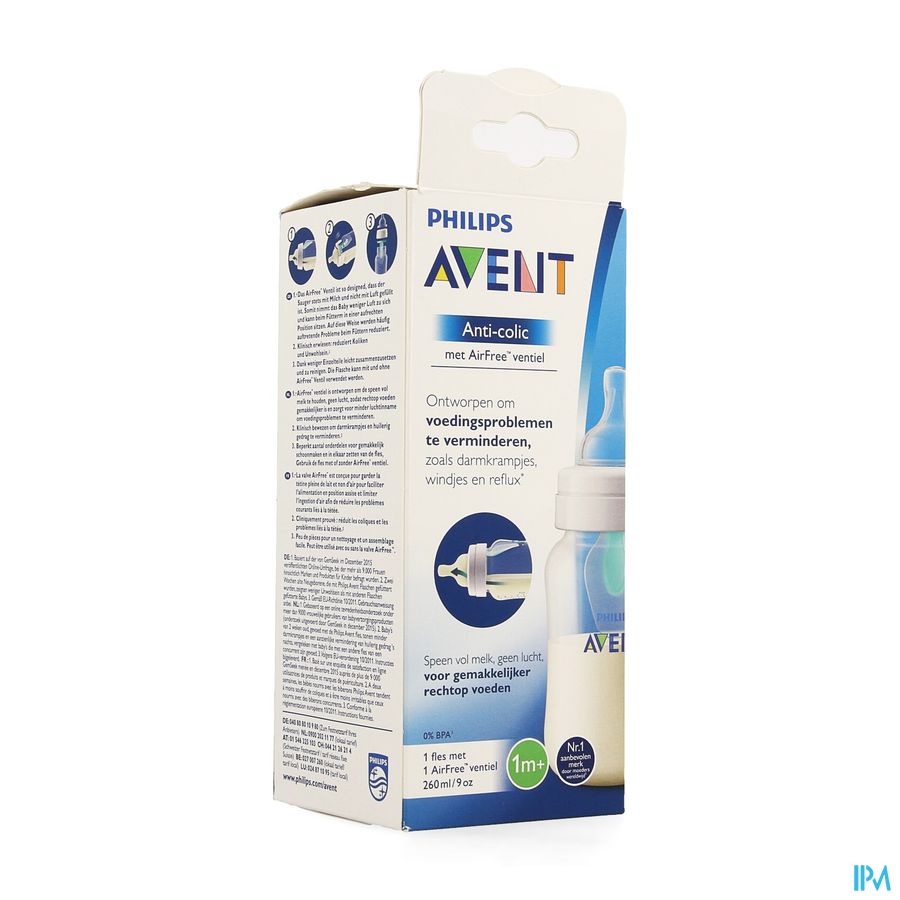 Philips Avent A/colic Zuigfles 260ml Scf813/14