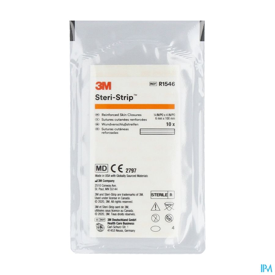 Steri-strip 3m Steril 6,0mmx100mm 1x10 1546p-1 1