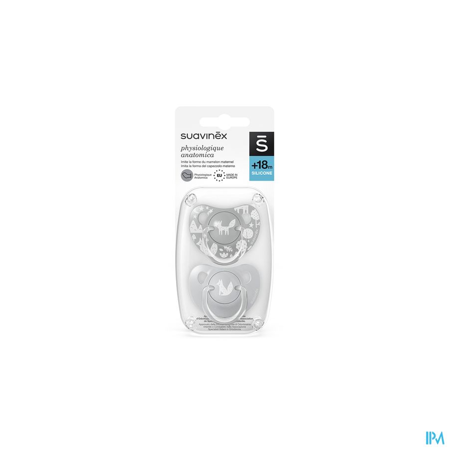 Suavinex Forest Speen Silic Anat +18m Fox Duo Suavinex Forest Speen Silic Anat +18m Fox Duo