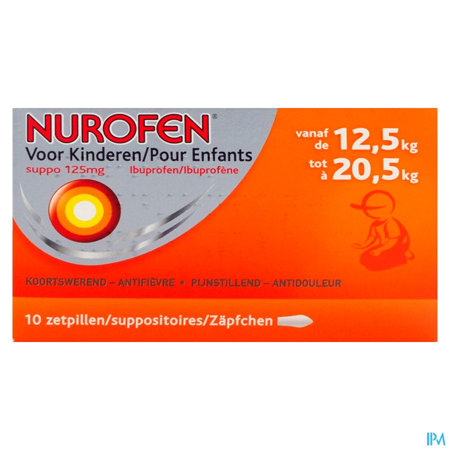 Nurofen Kind 125mg Suppo 10x125mg 5