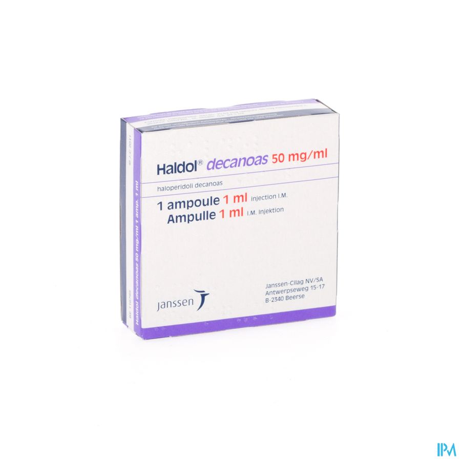 Haldol Decanoas Amp 1 X 1ml/50mg/ml 2