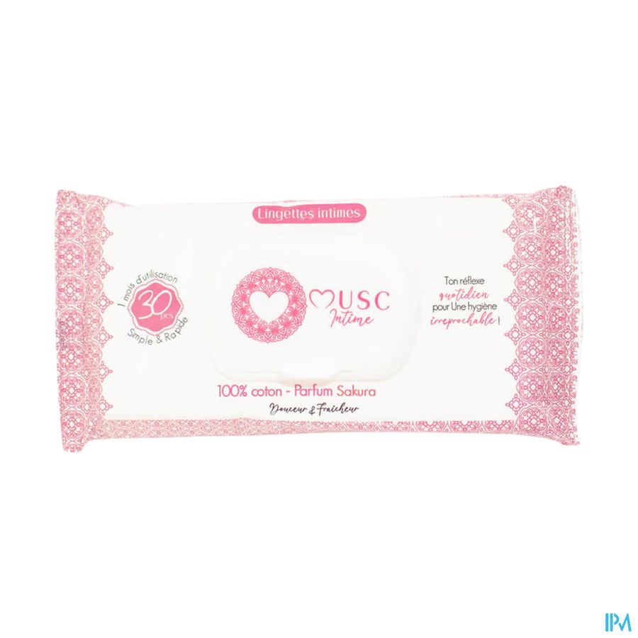 Musc Intime Lingettes Intime Fleur Sakura 30