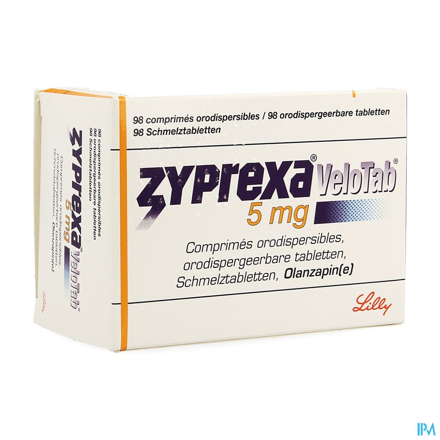 Zyprexa Velotab 5mg Pi Pharma Comp Orodisp.98 Pip Zyprexa Velotab 5mg Pi Pharma Comp Orodisp.98 Pip