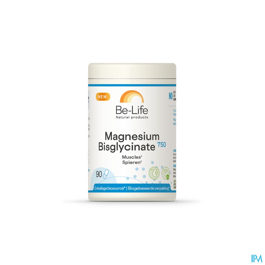 Magnesium Bisglycinate 750 Be Life Caps 90