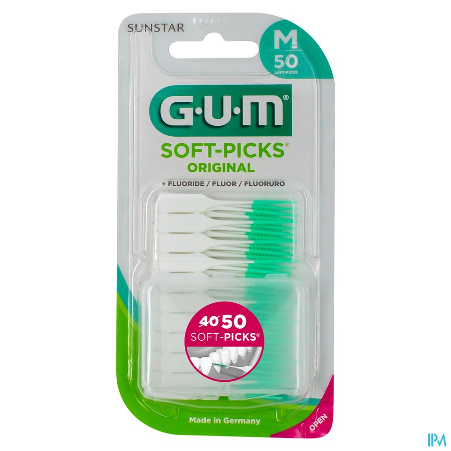 Gum Soft Picks Original Medium 50 1