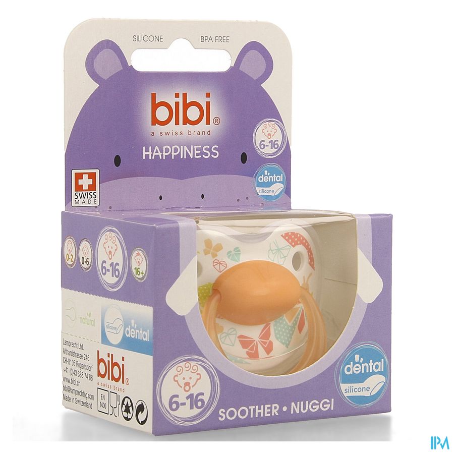 Bibi Sucette Hp Dental Favourites 6-16m Bibi Sucette Hp Dental Favourites 6-16m
