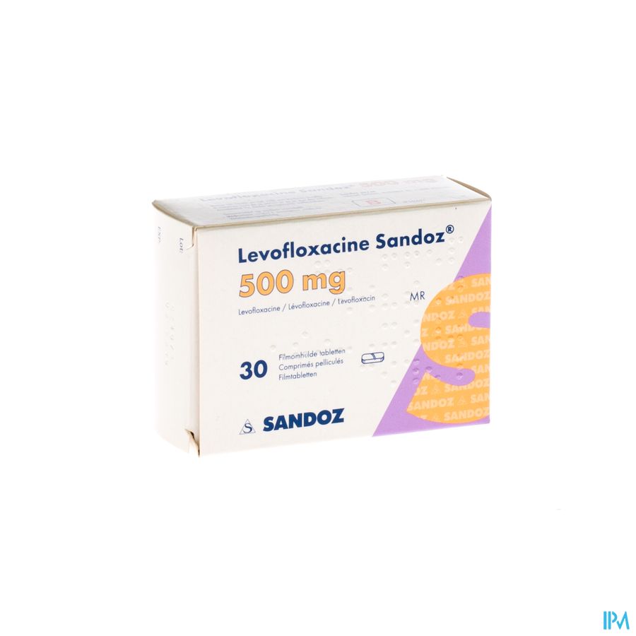 Levofloxacine Sandoz Comp 30 X 500mg Levofloxacine Sandoz Comp 30 X 500mg
