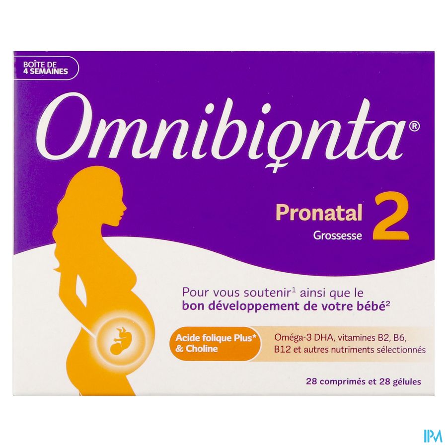 Omnibionta Pronatal 2 Zwanger.4wek Tabl 28+caps 28 7
