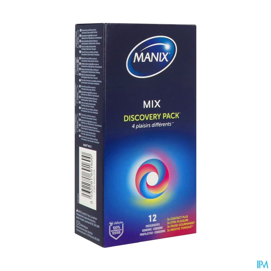 Manix Mix Preservatifs 12 Manix Mix Preservatifs 12