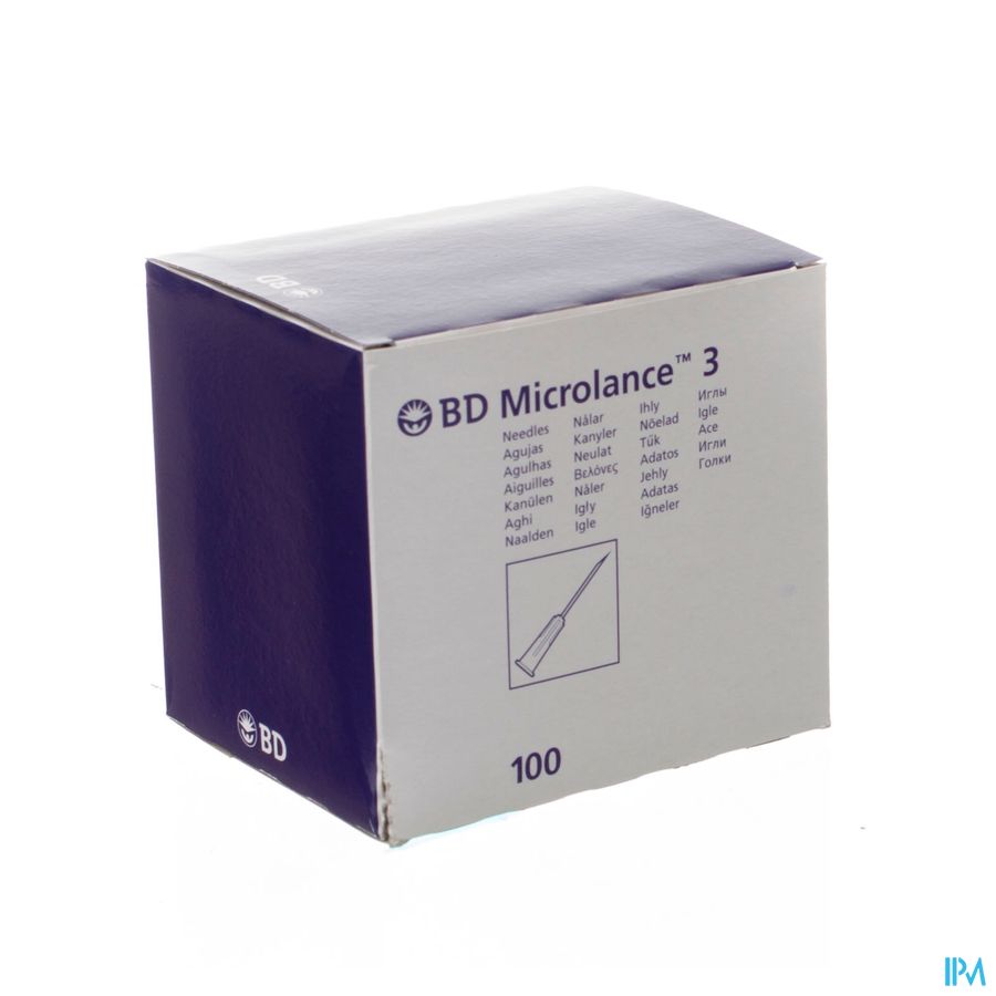 Bd Microlance 3 Aig. 19g 2 Rb 1,1x50mm Creme 100 Bd Microlance 3 Aig. 19g 2 Rb 1,1x50mm Creme 100
