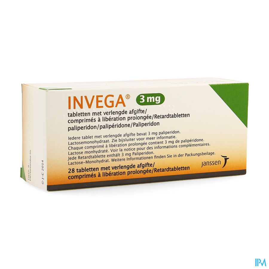 Invega Tabl Retard 28 X 3mg Invega Tabl Retard 28 X 3mg