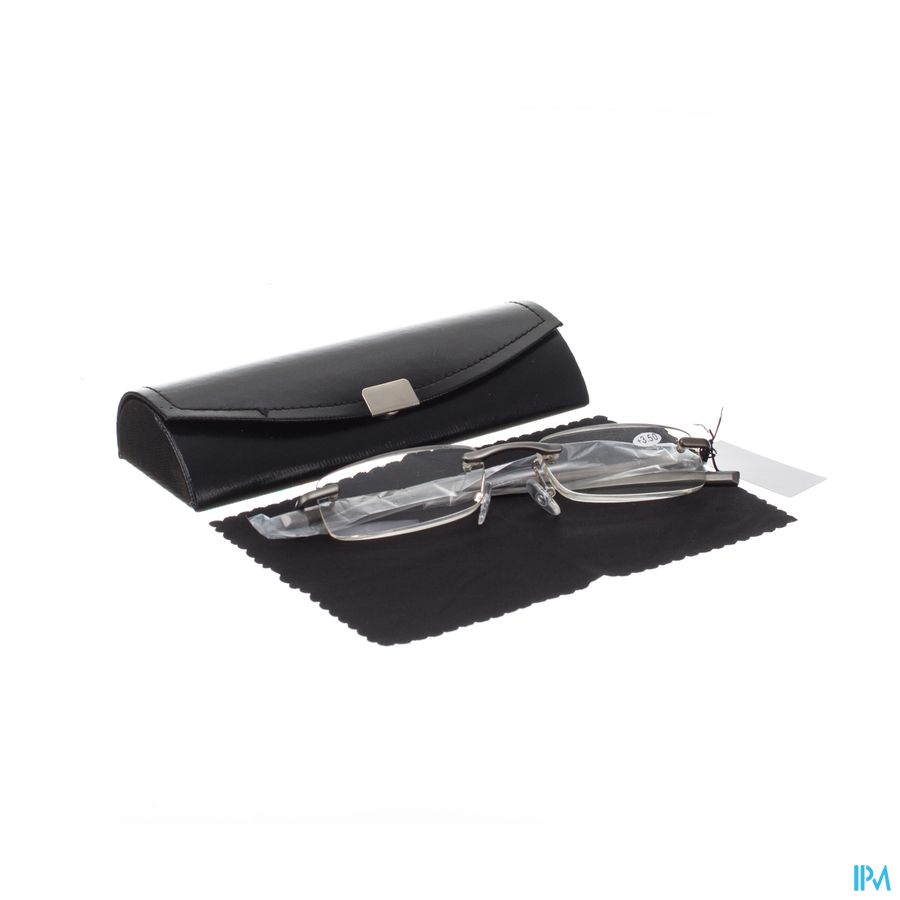 Pharmaglasses Leesbril Diop.+3.50 Rimless Gun