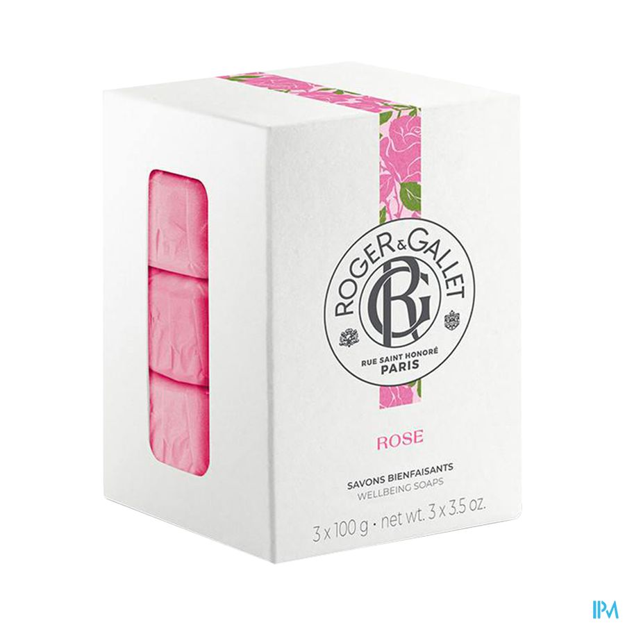 Roger&gallet Rose Boite 3 Zepen 100g Roger&gallet Rose Boite 3 Zepen 100g
