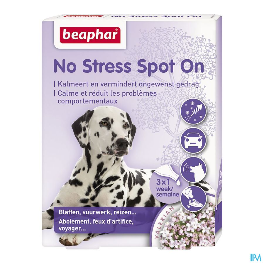 Beaphar No Stress Spot On Hond 3 X 0,7ml