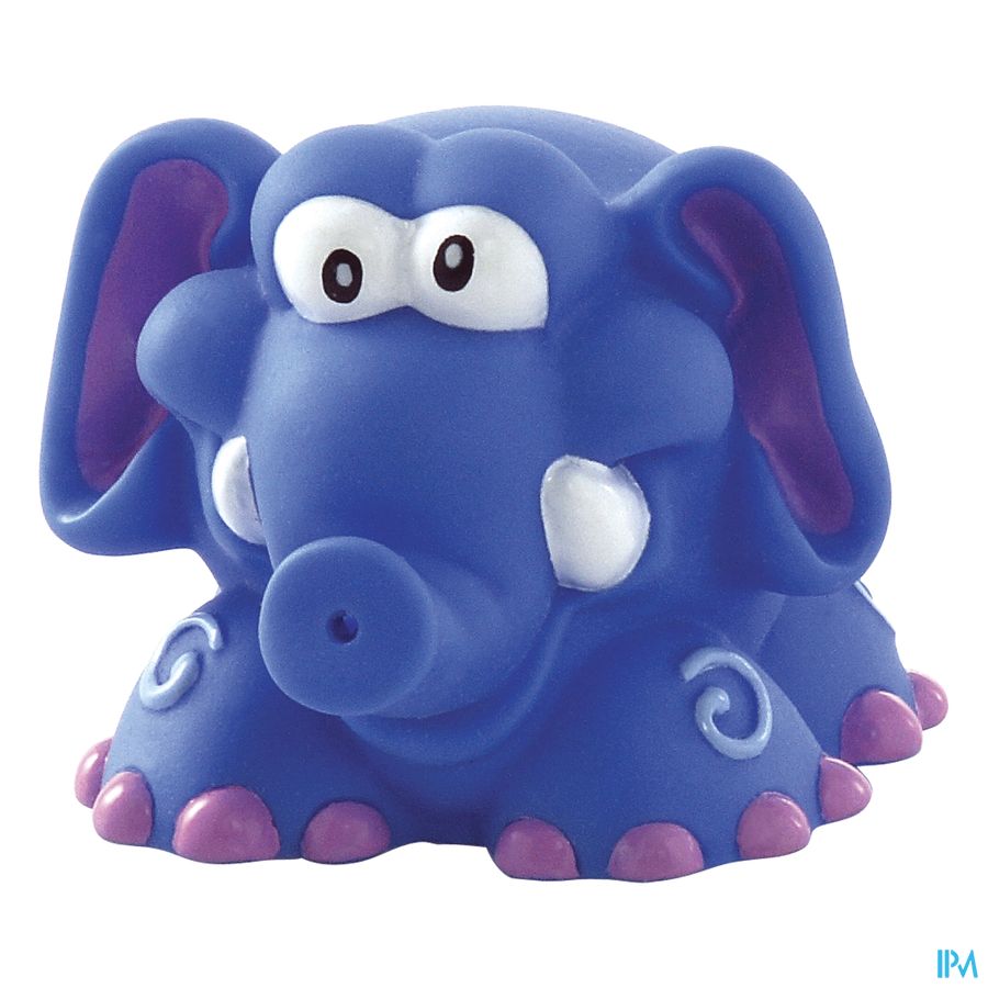 Nuby Spuitende badspeeltjes: Krokodil, Olifant en Eend - 4m+ 4