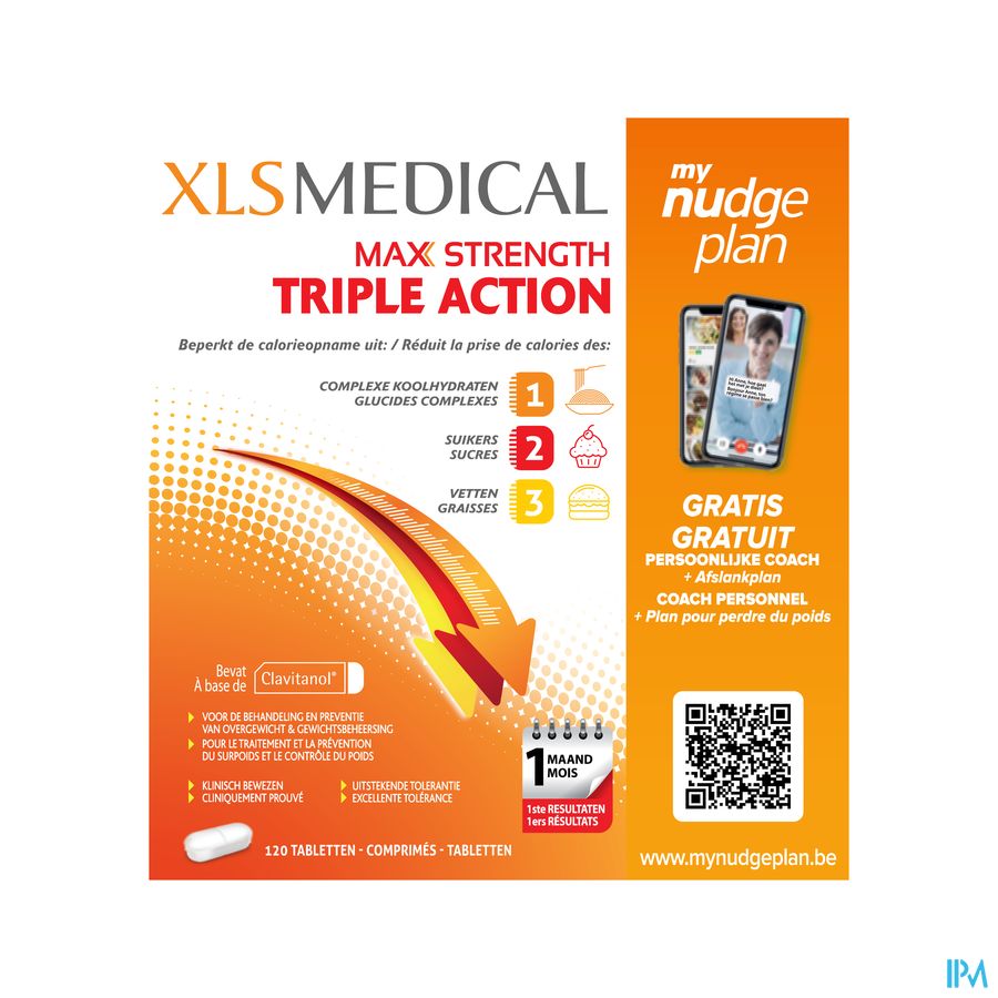 Xls Med. Maximum Strength Tabl 120 8