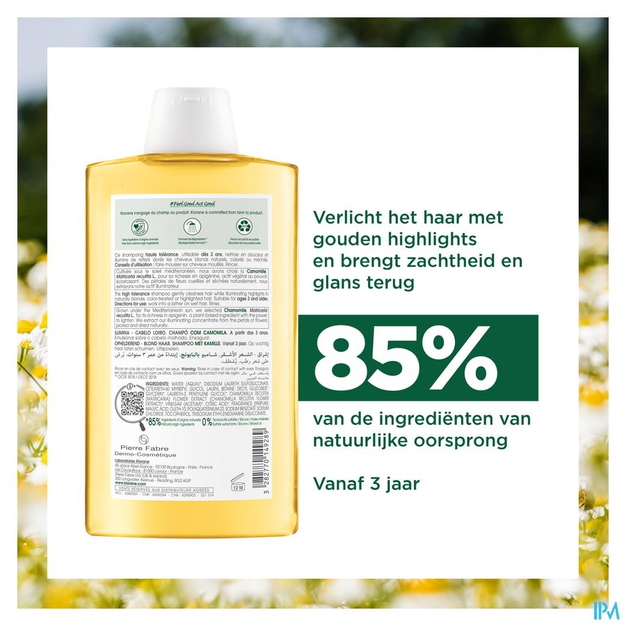 Klorane Capil. Sh Kamille 200ml 8