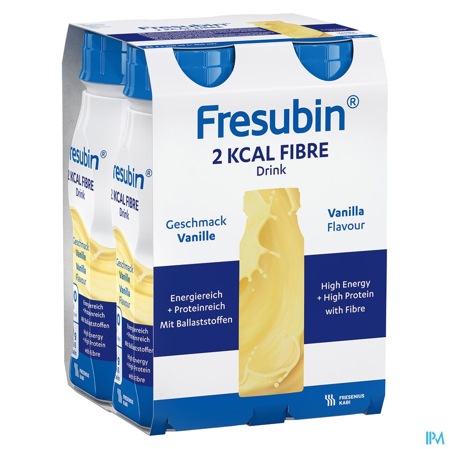 Fresubin 2 Kcal Fibre Drink Vanille Fl 4x200ml 4