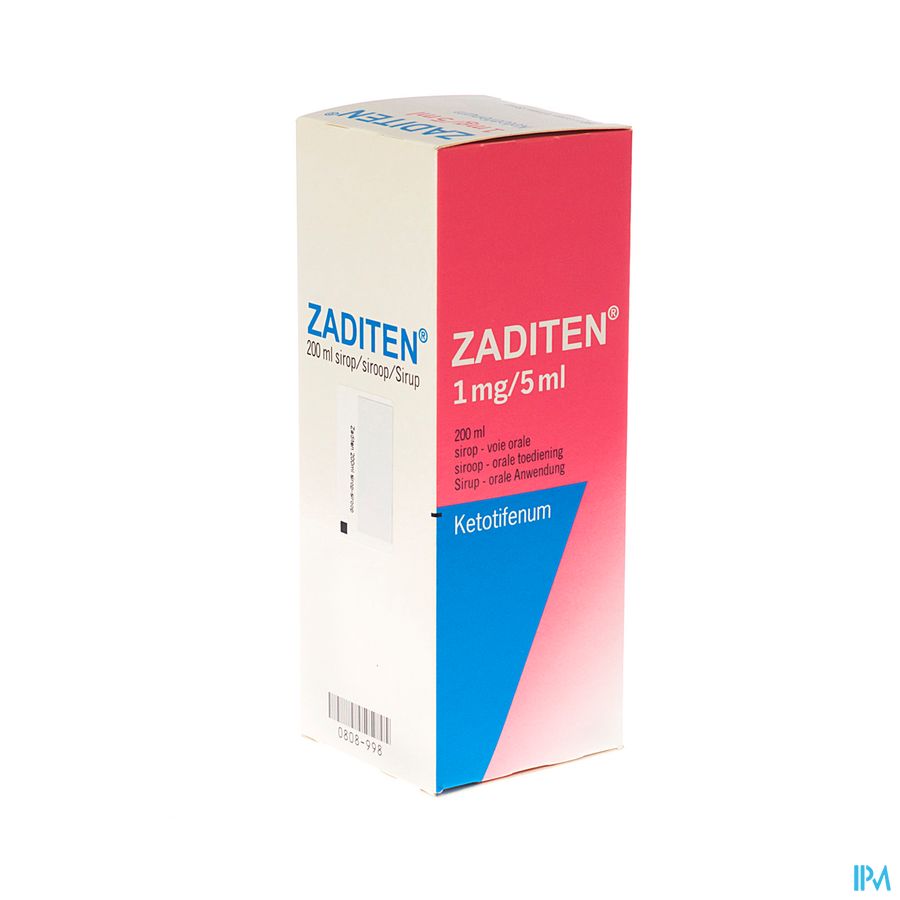 Zaditen Sir 1 X 200ml 1mg/5ml Zaditen Sir 1 X 200ml 1mg/5ml