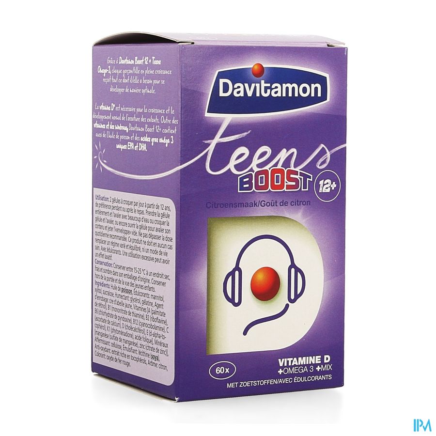Davitamon Boost Teens Omega-3 Caps 60