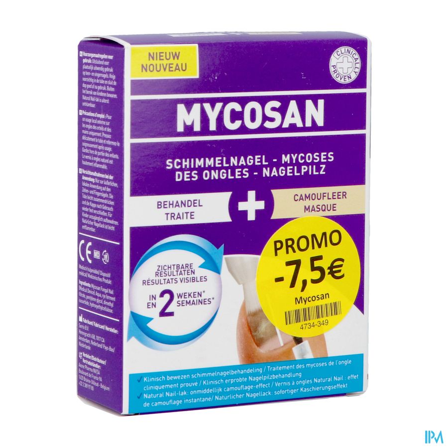 Mycosan Behandel + Camoufleer 5ml Promo -7,5€ Mycosan Behandel + Camoufleer 5ml Promo -7,5€